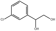 1-(3-chlorophenyl)-1,2-ethanediol 구조식 이미지