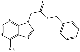 Benzyl 6-amino-9H-purine-9-acetate 구조식 이미지