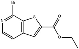 Ethyl 7-bromothieno[2,3-c]pyridine-2-carboxylate Structure