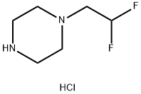 1-(2,2-Difluoro-ethyl)-piperazine 2HCl Structure