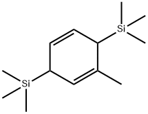 1-methyl-3,6-bis(trimethylsilyl)cyclohexa-1,4-diene 구조식 이미지