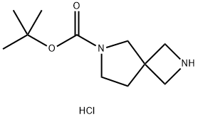 6-Boc-2,6-diaza-spiro[3.4]octane hydrochloride 구조식 이미지