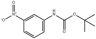 tert-butyl 3-nitrophenylcarbamate Structure