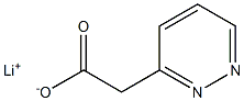 2-(pyridazin-3-yl)acetic acid lithium salt 구조식 이미지