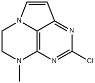 2-chloro-4-methyl-5,6-dihydro-4H-pyrrolo[3,2,1-de]pteridine Structure