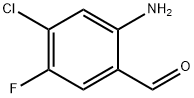 Benzaldehyde, 2-amino-4-chloro-5-fluoro- Structure