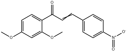2',4'-dimethoxy-4-nitrochalcone Structure