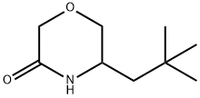 (R)-5-neopentylmorpholin-3-one Structure