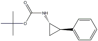 tert-butyl ((1S,2R)-2-phenylcyclopropyl)carbamate 구조식 이미지