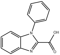 1H-Benzimidazole-2-carboxylic acid, 1-phenyl-
 Structure