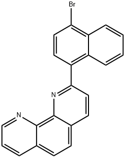 2-(4-bromo-naphthalen-1-yl)-[1,10]phenanthroline 구조식 이미지