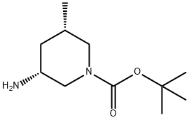 tert-butyl (3R,5S)-3-amino-5-methylpiperidine-1-carboxylate 구조식 이미지