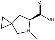 (S)-5-methyl-5-azaspiro[2.4]heptane-6-carboxylic acid Structure