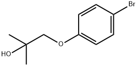 1-(4-bromophenoxy)-2-methyl-2-propanol 구조식 이미지