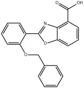 2-(2-(Benzyloxy)phenyl)benzo[d]oxazole-4-carboxylic acid Structure