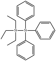 1,1,1-TRIETHYL-2,2,2-TRIPHENYLDISILANE Structure
