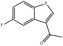 1-(5-Fluoro-benzo[b]thiophen-3-yl)-ethanone Structure