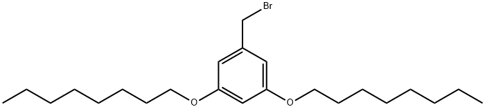 3,5-Bis(octyloxy)benzyl bromide Structure