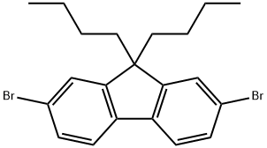 9H-Fluorene, 2,7-dibromo-9,9-dibutyl-
 Structure