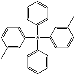 DIPHENYLDI(M-TOLYL)SILANE Structure