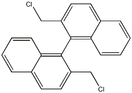 1,1'-Binaphthalene, 2,2'-bis(chloromethyl)-, (S)-
 Structure