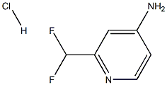 4-Amino-2-(difluoromethyl)pyridine HCL 구조식 이미지
