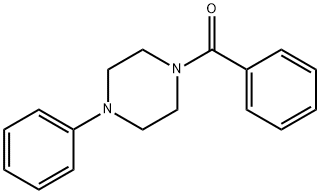 Phenyl(4-phenylpiperazin-1-yl)methanone Structure