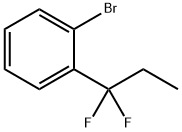 1-bromo-2-(1,1-difluoropropyl)- Benzene 구조식 이미지