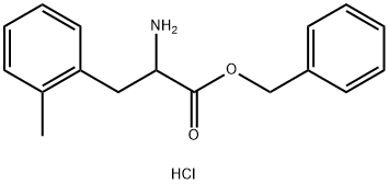 Phenylalanine, 2-methyl-, phenylmethyl ester, hydrochloride
 구조식 이미지