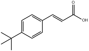 (E)-3-(4-(tert-butyl)phenyl)acrylic acid 구조식 이미지