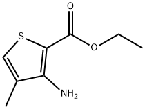ethyl 3-amino-4-methylthiophene-2-carboxylate 구조식 이미지