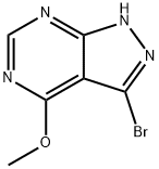 3-bromo-4-methoxy-1H-pyrazolo[3,4-d]pyrimidine 구조식 이미지