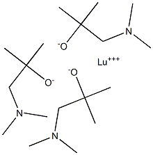 Tris(1-dimethylamino-2-methyl-2-propanolate)lutetium (III), 95% (Lu(dmamp)3) (99.9%-Lu) (REO) Structure