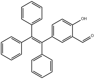 2-hydroxy-5-(1,2,2-triphenylethenyl)- Benzaldehyde 구조식 이미지