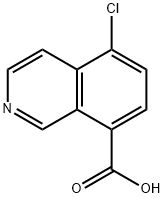 5-chloroisoquinoline-8-carboxylic acid 구조식 이미지