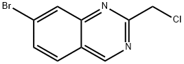 7-Bromo-2-(chloromethyl)quinazoline Structure