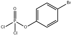 p-bromophenyl phosphorodichloridate 구조식 이미지