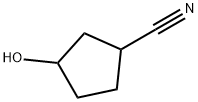 3-hydroxycyclopentanecarbonitrile Structure