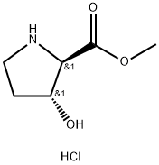 methyl (2R,3R)-3-hydroxypyrrolidine-2-carboxylate hydrochloride Structure