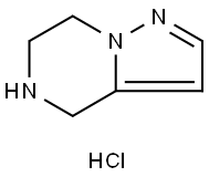 4H,5H,6H,7H-pyrazolo[1,5-a]pyrazine hydrochloride 구조식 이미지