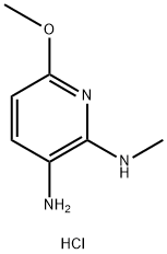 6-Methoxy-N2-methylpyridine-2,3-diamine hydrochloride 구조식 이미지