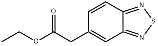 2,1,3-Benzothiadiazole-5-acetic acid ethyl ester 구조식 이미지