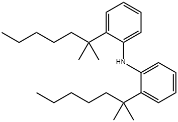 Bis(2-(2-methylheptan-2-yl)phenyl)amine Structure