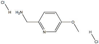 (5-Methoxypyridin-2-yl)methanamine dihydrochloride 구조식 이미지