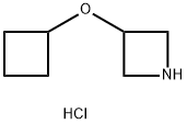 3-Cyclobutoxy-azetidine hydrochloride Structure