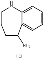 2,3,4,5-Tetrahydro-1H-benzo[b]azepin-5-ylamine hydrochloride Structure