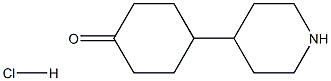 4-Piperidin-4-yl-cyclohexanone hydrochloride 구조식 이미지