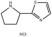 2-Pyrrolidin-2-yl-thiazole dihydrochloride Structure