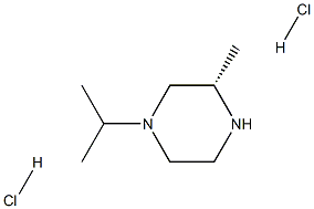 (S)-1-Isopropyl-3-methyl-piperazine dihydrochloride Structure