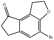 4-bromo-1,2,6,7-tetrahydro-8H-Indeno[5,4-b]furan-8-one 구조식 이미지